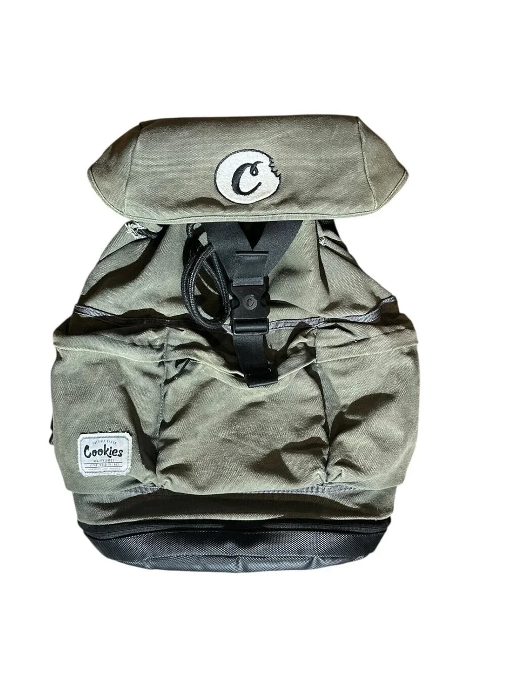 Cookies Smell Proof Olive Utility Backpack